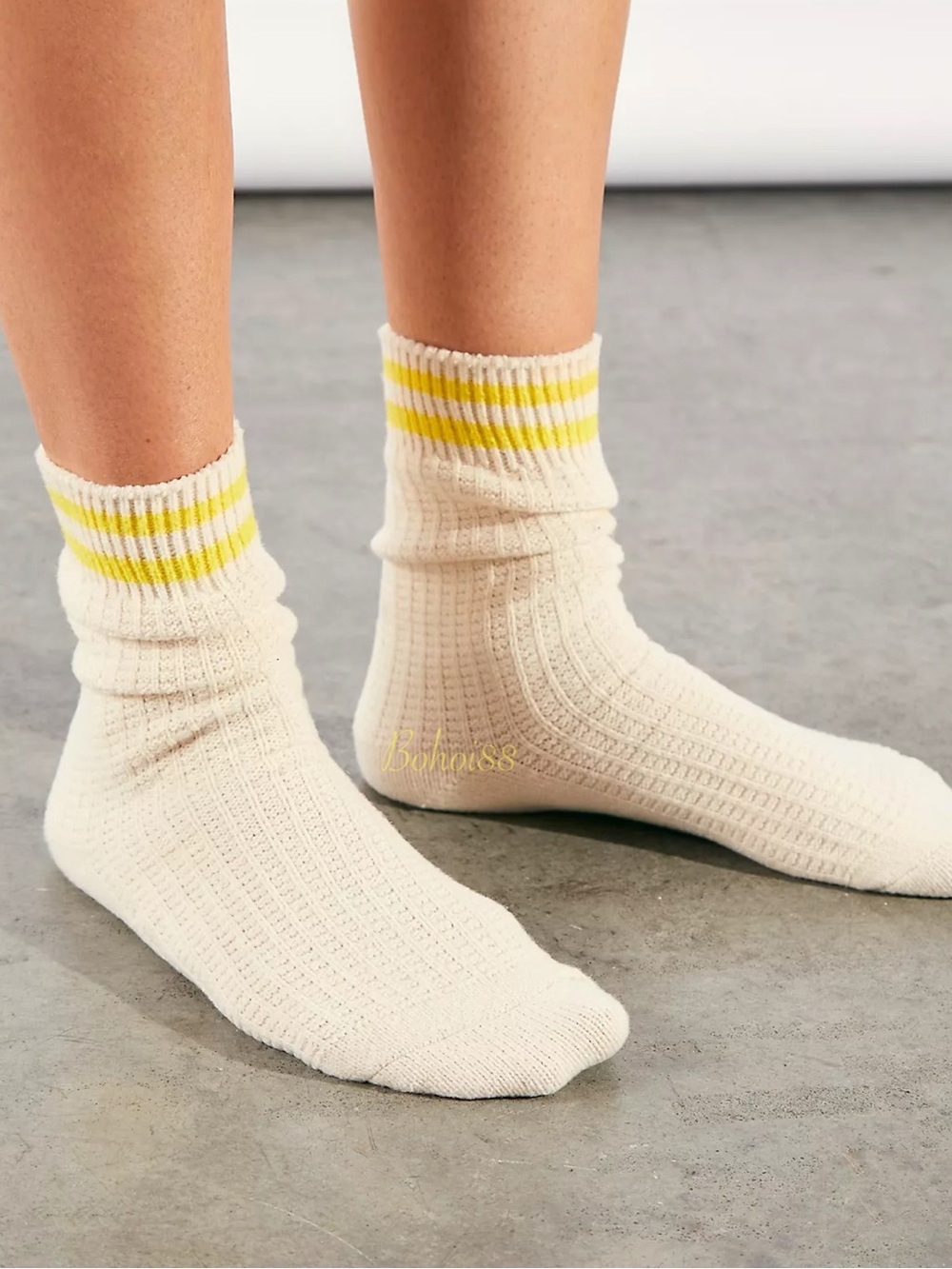 NEW Free People Jackson Cozy Stripe Socks
